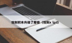悦刻积木升级了那些（悦刻x lgd）